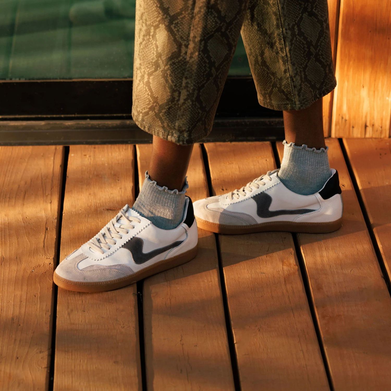 NOTICE SNEAKERS WHITE GREY LEATHER(Notice Sneakers White Grey Leather) 7 NOTICE SNEAKERS WHITE GREY LEATHER(Notice Sneakers White Grey Leather) - Image 7