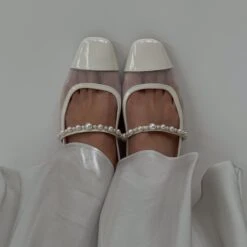 ROLLIN PEARL BALLET FLATS WHITE MESH(Rollin Pearl Ballet Flats White Mesh) -Dolce Vita 21 44809fb3 4bc6 4bb0 951a a8695798a83a