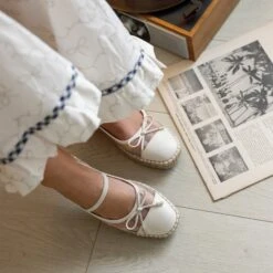 CAMBRE BALLET FLATS WHITE MESH(Cambre Ballet Flats White Mesh) -Dolce Vita 27 cac402af b210 457d 9caf 0cc13796739b