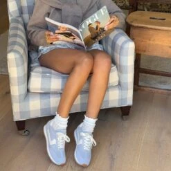 B.NTCD MESH SNEAKERS DUSTY BLUE WOVEN MESH(B Ntcd Mesh Sneakers Dusty Blue Woven Mesh) -Dolce Vita 28 853870aa a6f8 4185 adcf c73fef7b3389