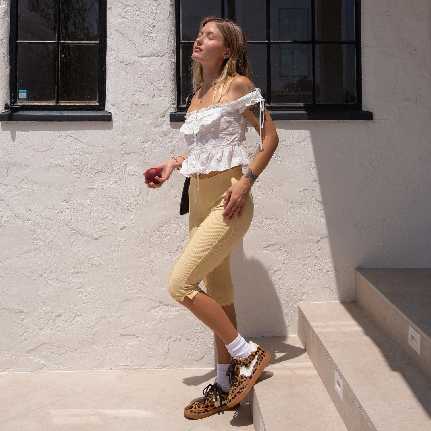 NOTICE STITCH SNEAKERS DK LEOPARD CALF HAIR(Notice Stitch Sneakers Dk Leopard Calf Hair) 8 NOTICE STITCH SNEAKERS DK LEOPARD CALF HAIR(Notice Stitch Sneakers Dk Leopard Calf Hair) - Image 8