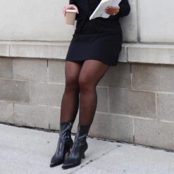 ARYA WIDE CALF BOOTS BLACK LEATHER(Arya Wide Calf Boots Black Leather) -Dolce Vita ARYABLACK3 04aaa202 2be7 4505 b4e5 a1904ddd3690