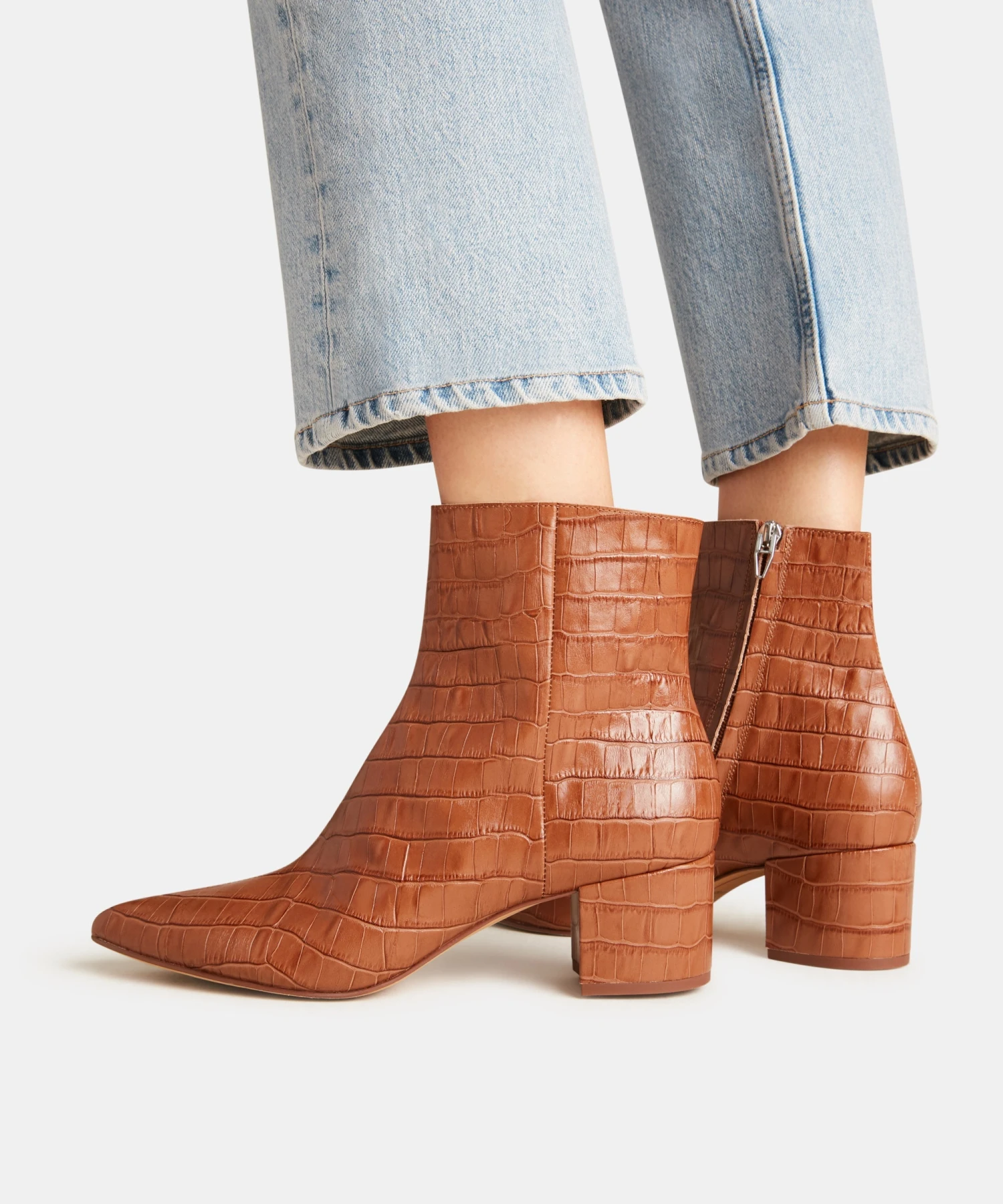 BEL BOOTIES COGNAC CROCO - Re:vita(Bel Booties Cognac Croco Resale) 4 BEL BOOTIES COGNAC CROCO - Re:vita(Bel Booties Cognac Croco Resale) - Image 4