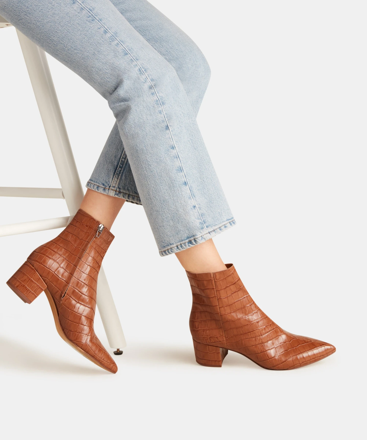 BEL BOOTIES COGNAC CROCO - Re:vita(Bel Booties Cognac Croco Resale) 5 BEL BOOTIES COGNAC CROCO - Re:vita(Bel Booties Cognac Croco Resale) - Image 5