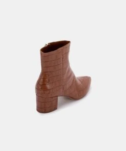 BEL BOOTIES COGNAC CROCO - Re:vita(Bel Booties Cognac Croco Resale) 12 BEL BOOTIES COGNAC CROCO - Re:vita(Bel Booties Cognac Croco Resale) -Dolce Vita DOLCEVITA BOOTIES BEL COGNAC BACK
