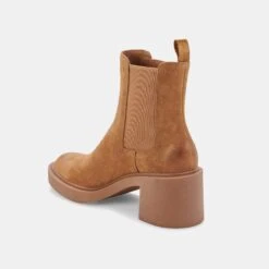GUNNER BOOTIES BROWN SUEDE - Re:vita(Gunner Booties Brown Suede Resale) -Dolce Vita DOLCEVITA BOOTIES GUNNER BROWNSUEDE 09
