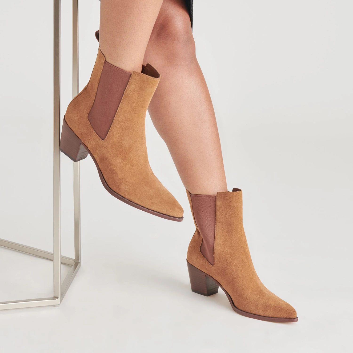 SHADIE H2O WIDE BOOTIES BROWN SUEDE(Shadie H2o Wide Booties Brown Suede) 2 SHADIE H2O WIDE BOOTIES BROWN SUEDE(Shadie H2o Wide Booties Brown Suede) - Image 2
