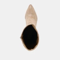 ALDY BOOTS HERRINGBONE PRINTED SUEDE(Aldy Boots Herringbone Printed Suede) -Dolce Vita DOLCEVITA BOOTS ALDY HERRINGBONEPRINTEDSUEDE 06