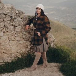 ALDY BOOTS HERRINGBONE PRINTED SUEDE(Aldy Boots Herringbone Printed Suede) -Dolce Vita DOLCEVITA BOOTS ALDY HERRINGBONE PRINTED SUEDE 2