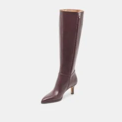 ALDY WIDE CALF BOOTS MULBERRY LEATHER(Aldy Wide Calf Boots Mulberry Leather) -Dolce Vita DOLCEVITA BOOTS ALDY MULBERRYLEATHER 09 f63f5504 386b 451d a2a6 17d3dab49f8d