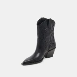 RIMONA BOOTIES BLACK LEATHER(Rimona Booties Black Leather) 19 RIMONA BOOTIES BLACK LEATHER(Rimona Booties Black Leather) -Dolce Vita DOLCEVITA BOOTS ANGEL BLACKLEATHER08