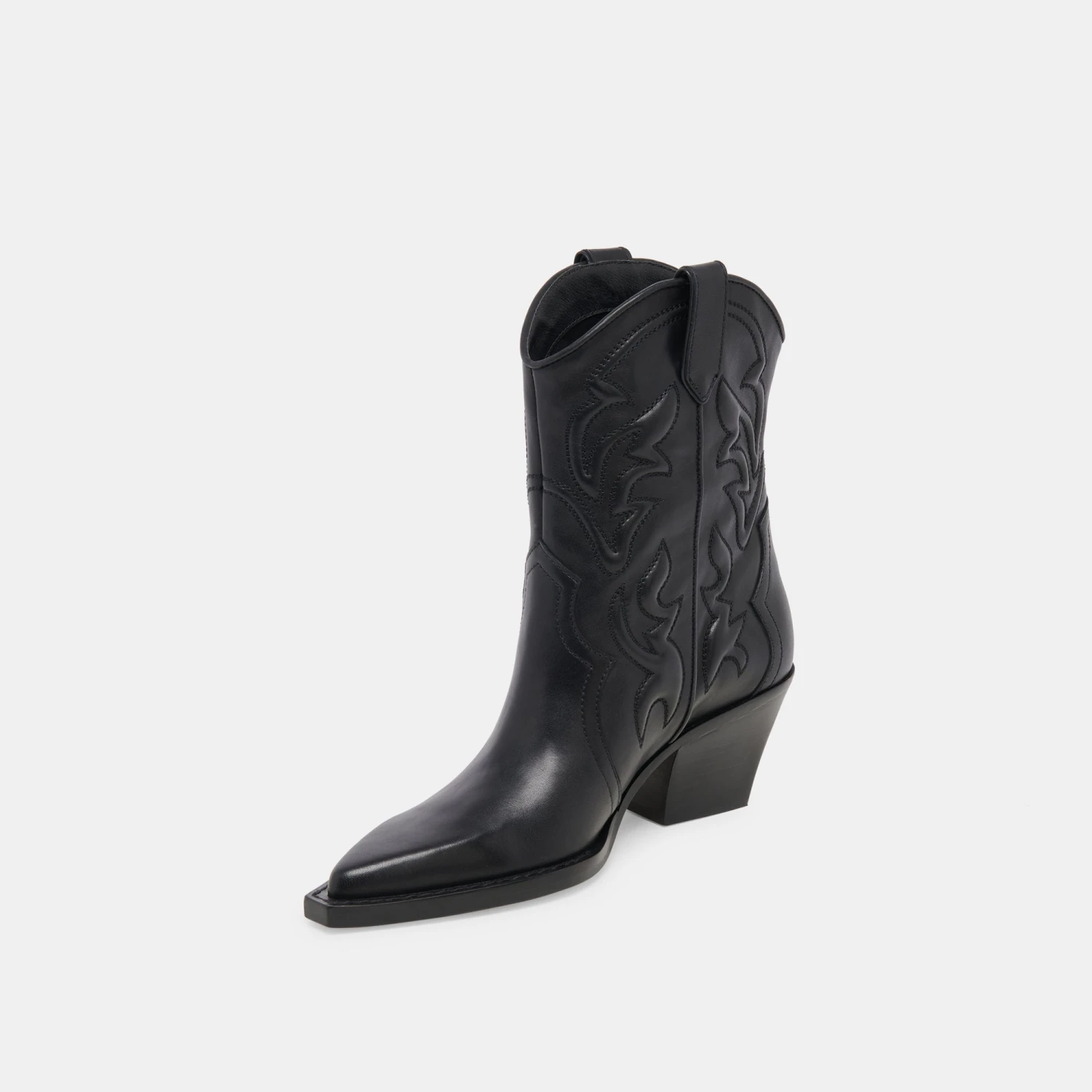 RIMONA BOOTIES BLACK LEATHER(Rimona Booties Black Leather) 6 RIMONA BOOTIES BLACK LEATHER(Rimona Booties Black Leather) - Image 6