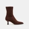 ARYA WIDE CALF BOOTS DK BROWN STELLA SUEDE(Arya Wide Calf Boots Dk Brown Stella Suede)