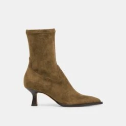 ARYA BOOTS OLIVE STELLA SUEDE(Arya Boots Olive Stella Suede)