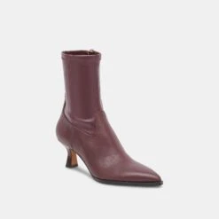 Dolce Vita ARYA BOOTS WINE LEATHER(Arya Boots Wine Leather) -Dolce Vita DOLCEVITA BOOTS ARYA WINELEATHER 01