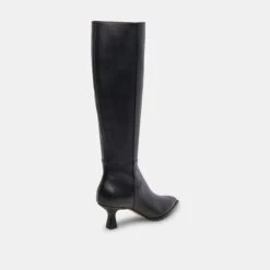 AUGGIE NARROW CALF BOOTS BLACK LEATHER(Auggie Narrow Calf Boots Black Leather) -Dolce Vita DOLCEVITA BOOTS AUGGIE BLACKLEATHER 03 a4d85c07 1e82 4d9d 936f 33315cf31e3e