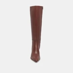 AUGGIE EXTRA WIDE CALF BOOTS CHOCOLATE LEATHER(Auggie Extra Wide Calf Boots Chocolate Leather) -Dolce Vita DOLCEVITA BOOTS AUGGIE CHOCOLATELEATHER 04 b1ef871e 0a01 4c3d 88fe e2d762408c54