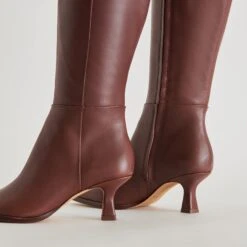 AUGGIE EXTRA WIDE CALF BOOTS CHOCOLATE LEATHER - Re:vita(Auggie Extra Wide Calf Boots Chocolate Leather Resale) -Dolce Vita DOLCEVITA BOOTS AUGGIE CHOCOLATELEATHER DETAILS 01 5d44444f 52c1 4c5f b6dd 8e4c847f439d