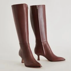 AUGGIE EXTRA WIDE CALF BOOTS CHOCOLATE LEATHER - Re:vita(Auggie Extra Wide Calf Boots Chocolate Leather Resale) -Dolce Vita DOLCEVITA BOOTS AUGGIE CHOCOLATELEATHER DETAILS 03 0c9ca734 8acd 4415 be8e d51691a26db1