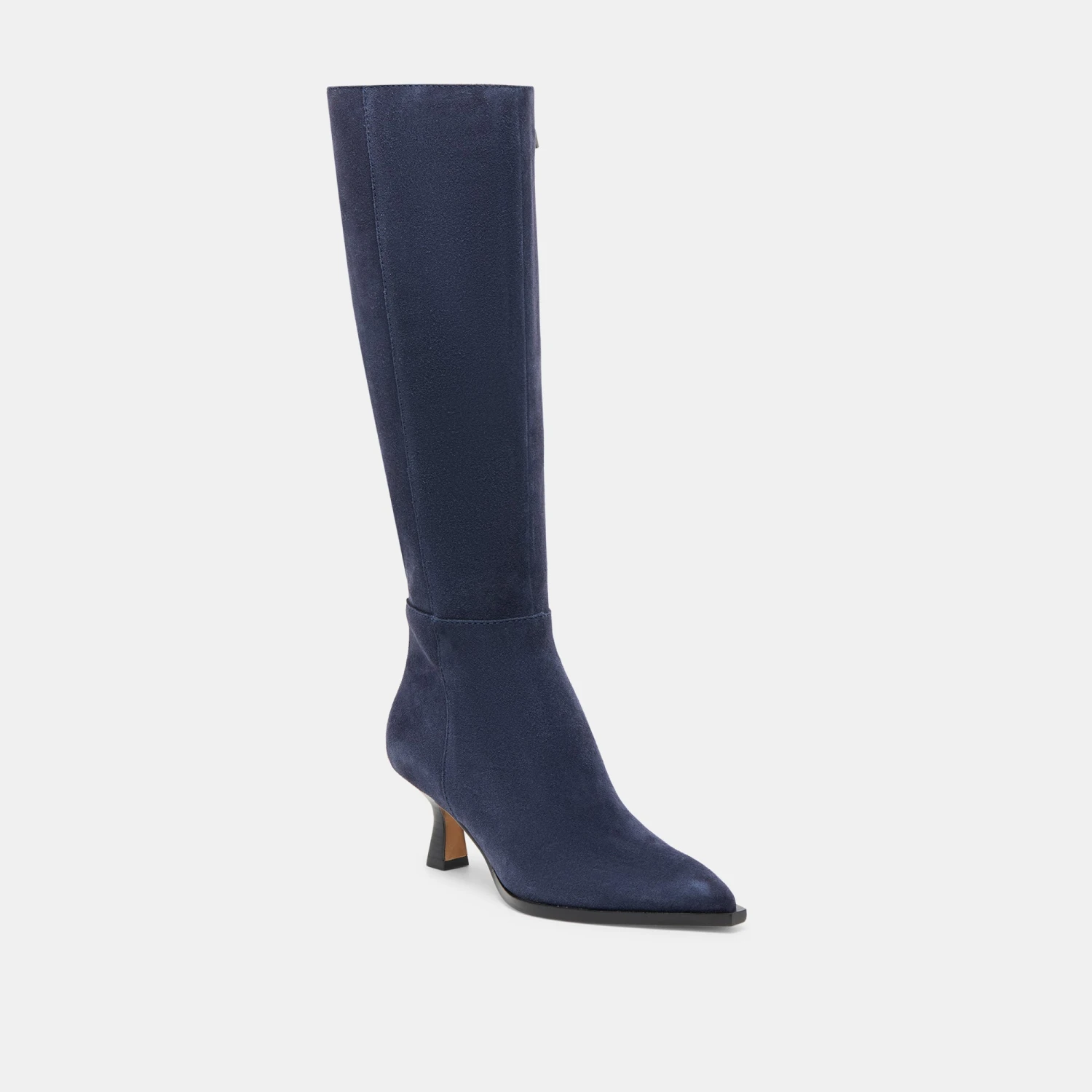 AUGGIE WIDE CALF BOOTS NAVY SUEDE(Auggie Wide Calf Boots Navy Suede) 2 AUGGIE WIDE CALF BOOTS NAVY SUEDE(Auggie Wide Calf Boots Navy Suede) - Image 2