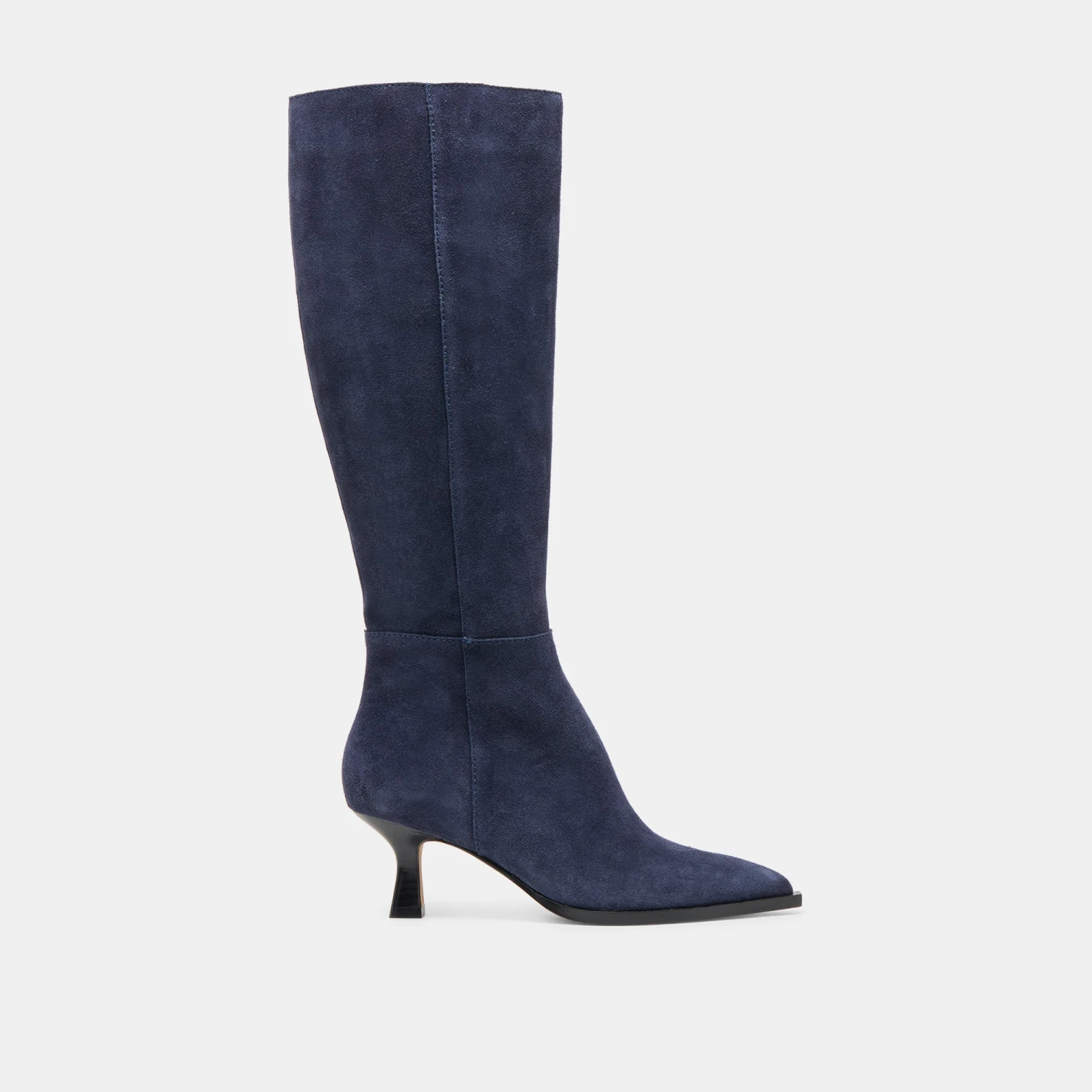AUGGIE WIDE CALF BOOTS NAVY SUEDE(Auggie Wide Calf Boots Navy Suede) 1 AUGGIE WIDE CALF BOOTS NAVY SUEDE(Auggie Wide Calf Boots Navy Suede)