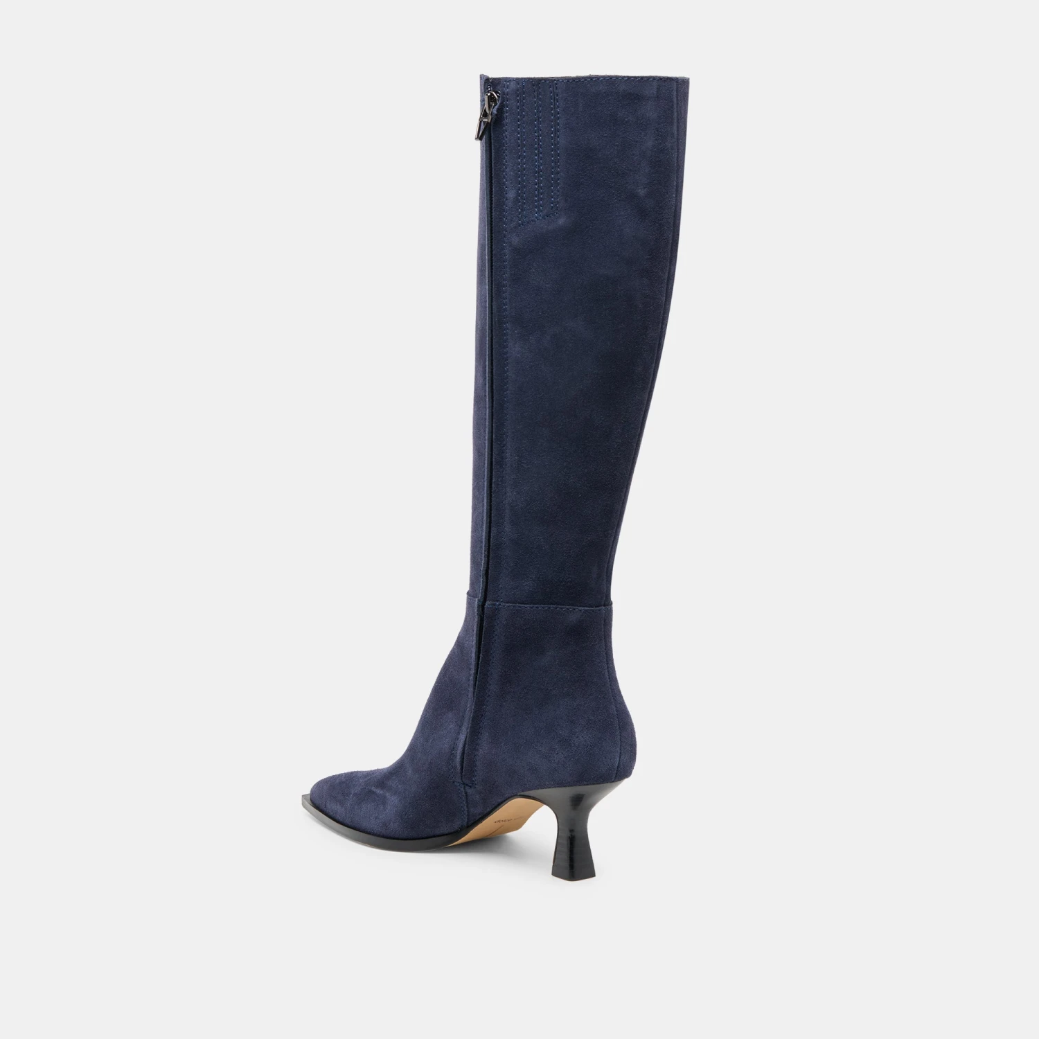 AUGGIE WIDE CALF BOOTS NAVY SUEDE(Auggie Wide Calf Boots Navy Suede) 5 AUGGIE WIDE CALF BOOTS NAVY SUEDE(Auggie Wide Calf Boots Navy Suede) - Image 5