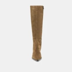 AUGGIE WIDE CALF BOOTS OLIVE SUEDE(Auggie Wide Calf Boots Olive Suede) -Dolce Vita DOLCEVITA BOOTS AUGGIE OLIVESUEDE 04