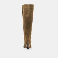 AUGGIE WIDE CALF BOOTS OLIVE SUEDE(Auggie Wide Calf Boots Olive Suede) -Dolce Vita DOLCEVITA BOOTS AUGGIE OLIVESUEDE 05