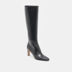 EMMI WIDE CALF BOOTS BLACK LEATHER(Emmi Wide Calf Boots Black Leather) -Dolce Vita DOLCEVITA BOOTS EMMI BLACKLEATHER 01 861470c1 b16e 402e 9407 8257e16b100e