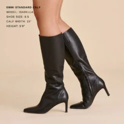 EMMI BOOTS BLACK LEATHER(Emmi Boots Black Leather) -Dolce Vita DOLCEVITA BOOTS EMMI BLACKLEATHER 1