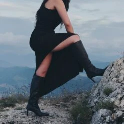 EMMI BOOTS BLACK LEATHER(Emmi Boots Black Leather) -Dolce Vita DOLCEVITA BOOTS EMMI BLACK LEATHER