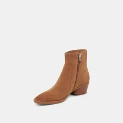 FAHARI H2O BOOTIES BROWN SUEDE(Fahari H2o Booties Brown Suede) -Dolce Vita DOLCEVITA BOOTS FAHARI H2O BROWN SUEDE H2O 08