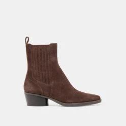 FAINT H2O BOOTIES DK BROWN SUEDE(Faint H2o Booties Dk Brown Suede)