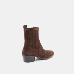 FAINT H2O BOOTIES DK BROWN SUEDE(Faint H2o Booties Dk Brown Suede) -Dolce Vita DOLCEVITA BOOTS FAINT H2O DK BROWN SUEDE H2O 03 465a0dd8 a13c 4e80 8f6c 072eac16c7fe