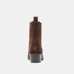 FAINT H2O BOOTIES DK BROWN SUEDE(Faint H2o Booties Dk Brown Suede) -Dolce Vita DOLCEVITA BOOTS FAINT H2O DK BROWN SUEDE H2O 05