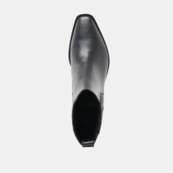 FAINT H2O BOOTIES BLACK LEATHER(Faint H2o Booties Black Leather) -Dolce Vita DOLCEVITA BOOTS FAINTH2O BLACKLEATHERH2O 06