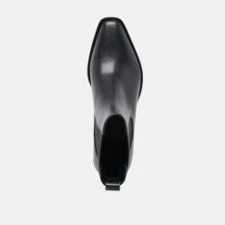 FOSTER BOOTIES BLACK LEATHER(Foster Booties Black Leather) 20 FOSTER BOOTIES BLACK LEATHER(Foster Booties Black Leather) -Dolce Vita DOLCEVITA BOOTS FOSTER BLACK LEATHER 06