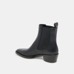 FOSTER BOOTIES BLACK LEATHER(Foster Booties Black Leather) 17 FOSTER BOOTIES BLACK LEATHER(Foster Booties Black Leather) -Dolce Vita DOLCEVITA BOOTS FOSTER BLACK LEATHER 09
