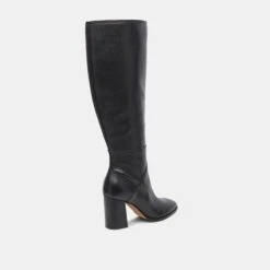 Dolce Vita FYNN WIDE CALF BOOTS ONYX LEATHER(Fynn Wide Calf Boots Onyx Leather) -Dolce Vita DOLCEVITA BOOTS FYNN ONYXLEATHER 03 84e47a36 d083 45d1 933e 5082f4e451b1