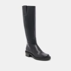 GLORY H2O BOOTS BLACK LEATHER(Glory H2o Boots Black Leather) 18 GLORY H2O BOOTS BLACK LEATHER(Glory H2o Boots Black Leather) -Dolce Vita DOLCEVITA BOOTS GLORY H2O BLACK LEATHER 01