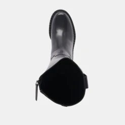 GLORY H2O BOOTS BLACK LEATHER(Glory H2o Boots Black Leather) 28 GLORY H2O BOOTS BLACK LEATHER(Glory H2o Boots Black Leather) -Dolce Vita DOLCEVITA BOOTS GLORY H2O BLACK LEATHER 06