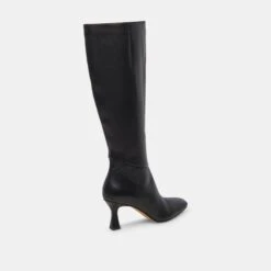Dolce Vita GYRA WIDE CALF BOOTS BLACK LEATHER(Gyra Wide Calf Boots Black Leather) -Dolce Vita DOLCEVITA BOOTS GYRA BLACKLEATHER 03 2125d1e2 ad66 4242 b1a9 3c0dcbe9e8e2