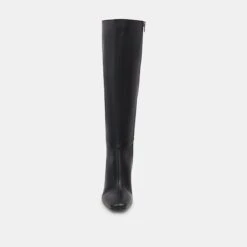 Dolce Vita GYRA WIDE CALF BOOTS BLACK LEATHER(Gyra Wide Calf Boots Black Leather) -Dolce Vita DOLCEVITA BOOTS GYRA BLACKLEATHER 04 53ac1669 0eb7 44a6 b811 55805e9844df
