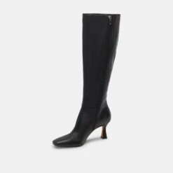 Dolce Vita GYRA WIDE CALF BOOTS BLACK LEATHER(Gyra Wide Calf Boots Black Leather) -Dolce Vita DOLCEVITA BOOTS GYRA BLACKLEATHER 08 31bf8f77 2829 4c88 b92f b052bca18f5b