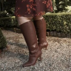 GYRA EXTRA WIDE CALF BOOTS CHOCOLATE LEATHER(Gyra Extra Wide Calf Boots Chocolate Leather) 16 GYRA EXTRA WIDE CALF BOOTS CHOCOLATE LEATHER(Gyra Extra Wide Calf Boots Chocolate Leather) -Dolce Vita DOLCEVITA BOOTS GYRA CHOCOLATE LEATHER EXTRA WIDE CALF 3 1