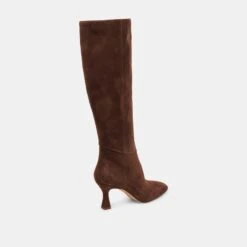 GYRA EXTRA WIDE CALF BOOTS DK BROWN SUEDE(Gyra Extra Wide Calf Boots Dk Brown Suede) -Dolce Vita DOLCEVITA BOOTS GYRA DKBROWNSUEDE 03 687751aa 2d9b 4cc9 8746 7539977251e0