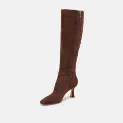 GYRA EXTRA WIDE CALF BOOTS DK BROWN SUEDE(Gyra Extra Wide Calf Boots Dk Brown Suede) -Dolce Vita DOLCEVITA BOOTS GYRA DKBROWNSUEDE 05 8eb79726 e1fa 41c4 9c5d b8d7d4a24d19