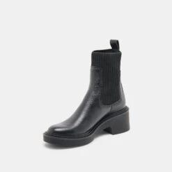 HILORA H2O BOOTS BLACK LEATHER(Hilora H2o Boots Black Leather) -Dolce Vita DOLCEVITA BOOTS HILORA BLACK LEATHER H2O 08