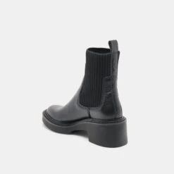 HILORA H2O BOOTS BLACK LEATHER(Hilora H2o Boots Black Leather) -Dolce Vita DOLCEVITA BOOTS HILORA BLACK LEATHER H2O 09
