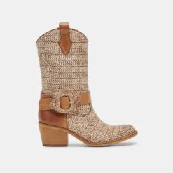 HOSS BOOTS BROWN MULTI RAFFIA(Hoss Boots Brown Multi Raffia) 17 HOSS BOOTS BROWN MULTI RAFFIA(Hoss Boots Brown Multi Raffia) -Dolce Vita DOLCEVITA BOOTS HOSS BROWNMULTIRAFFIA 02
